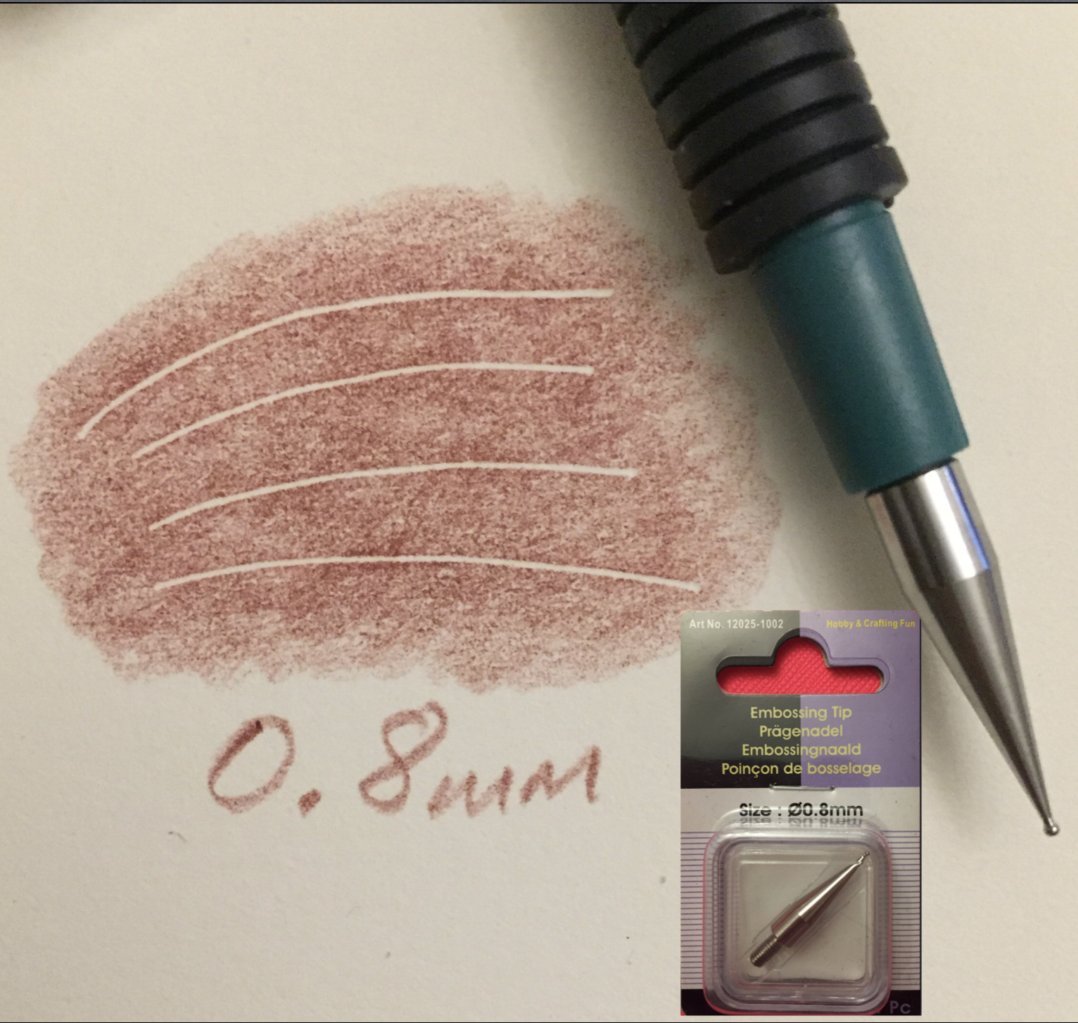 Embossing Tip 2 0.8mm